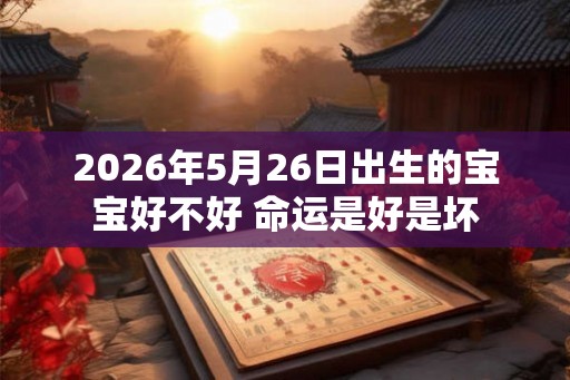 2026年5月26日出生的宝宝好不好 命运是好是坏