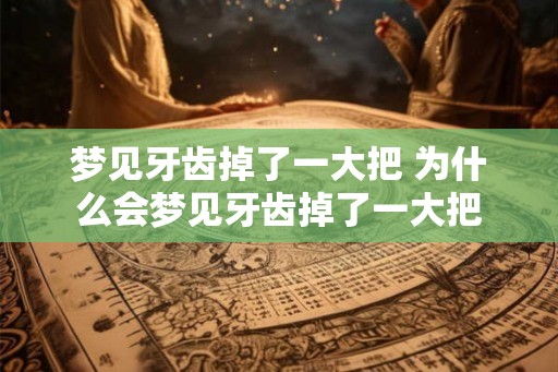 梦见牙齿掉了一大把 为什么会梦见牙齿掉了一大把