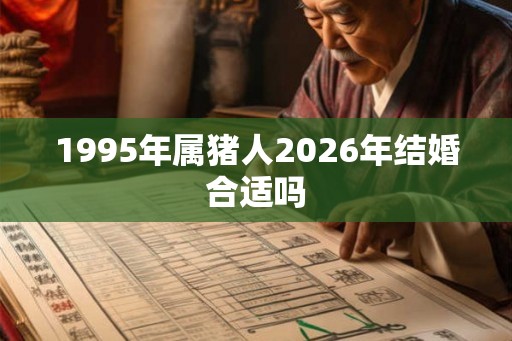 1995年属猪人2026年结婚合适吗