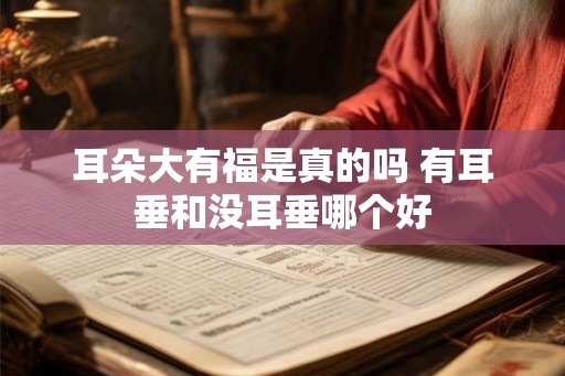 耳朵大有福是真的吗 有耳垂和没耳垂哪个好