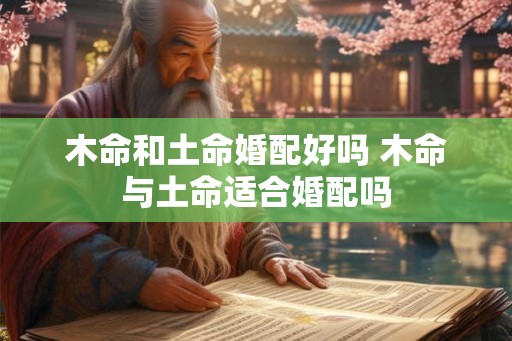 木命和土命婚配好吗 木命与土命适合婚配吗