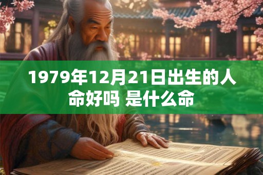 1979年12月21日出生的人命好吗 是什么命