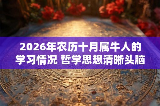 2026年农历十月属牛人的学习情况 哲学思想清晰头脑