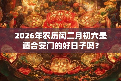 2026年农历闰二月初六是适合安门的好日子吗? 2026年农历闰二月初六是适合安门的好日子吗?
