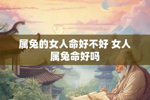 属兔的女人命好不好 女人属兔命好吗