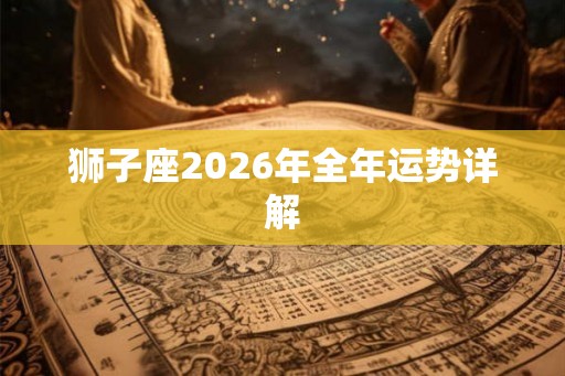 狮子座2026年全年运势详解 狮子座2026年全年运势详解