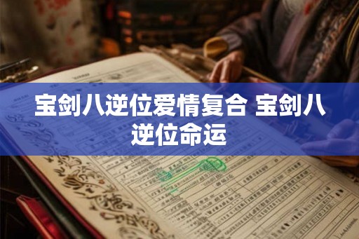 宝剑八逆位爱情复合 宝剑八逆位命运