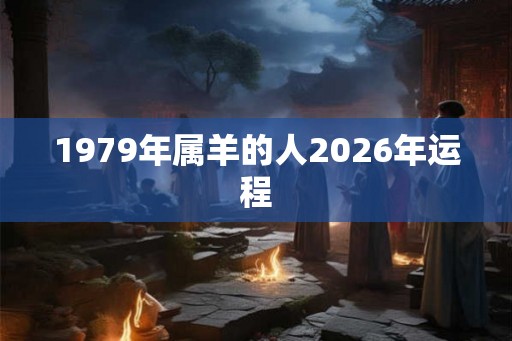 1979年属羊的人2026年运程