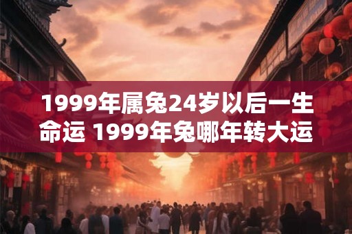 1999年属兔24岁以后一生命运 1999年兔哪年转大运