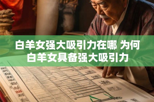白羊女强大吸引力在哪 为何白羊女具备强大吸引力