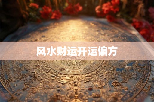 风水财运开运偏方 风水财运开运偏方