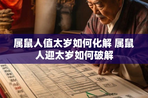 属鼠人值太岁如何化解 属鼠人迎太岁如何破解 属鼠人值太岁如何化解 属鼠人迎太岁如何破解
