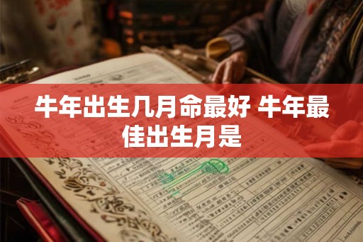 牛年出生几月命最好 牛年最佳出生月是