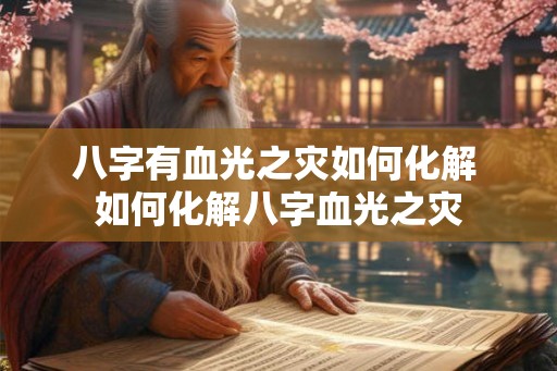 八字有血光之灾如何化解 如何化解八字血光之灾