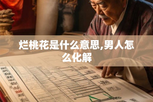 烂桃花是什么意思,男人怎么化解