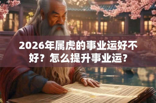 2026年属虎的事业运好不好？怎么提升事业运？