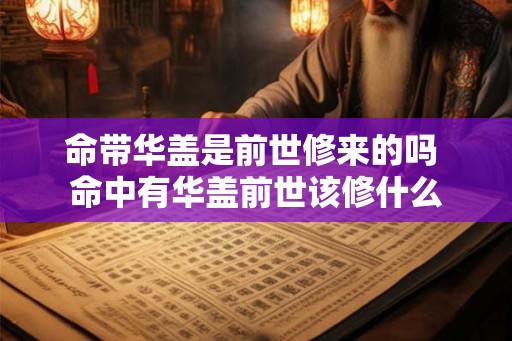 命带华盖是前世修来的吗 命中有华盖前世该修什么
