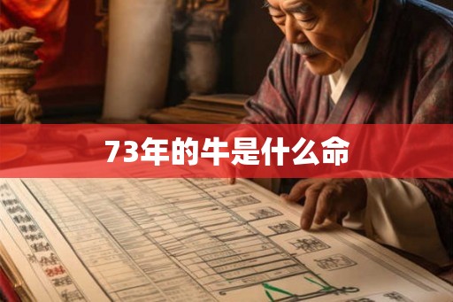 73年的牛是什么命
