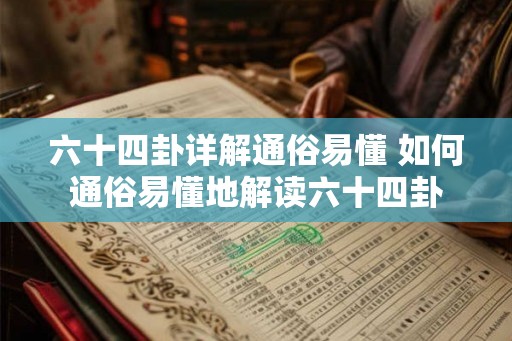 六十四卦详解通俗易懂 如何通俗易懂地解读六十四卦