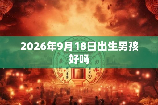 2026年9月18日出生男孩好吗