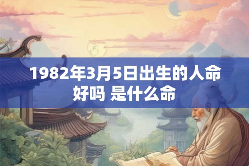 1982年3月5日出生的人命好吗 是什么命