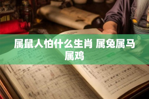 属鼠人怕什么生肖 属兔属马属鸡 属鼠人怕什么生肖 属兔属马属鸡
