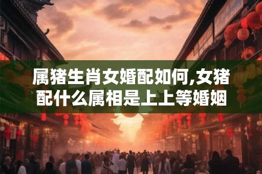 属猪生肖女婚配如何,女猪配什么属相是上上等婚姻