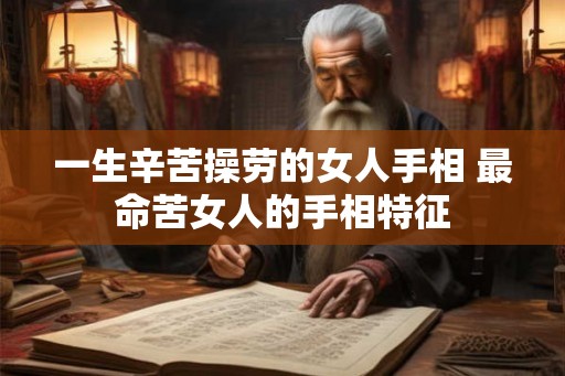 一生辛苦操劳的女人手相 最命苦女人的手相特征