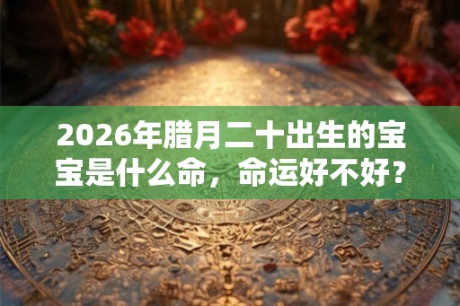 2026年腊月二十出生的宝宝是什么命,命运好不好? 2026年腊月二十出生的宝宝是什么命,命运好不好?