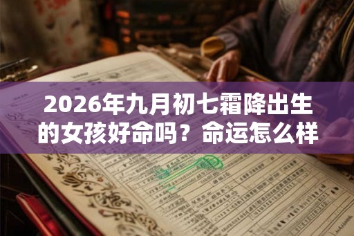 2026年九月初七霜降出生的女孩好命吗？命运怎么样？