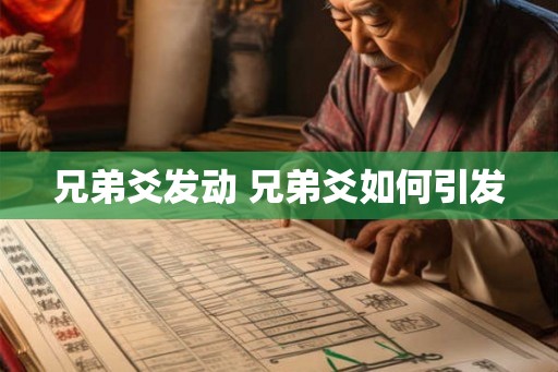 兄弟爻发动 兄弟爻如何引发