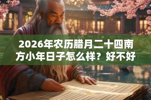 2026年农历腊月二十四南方小年日子怎么样?好不好? 2026年农历腊月二十四南方小年日子怎么样?好不好?
