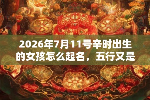2026年7月11号辛时出生的女孩怎么起名，五行又是什么？