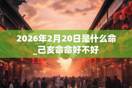 2026年2月20日是什么命_己亥命命好不好