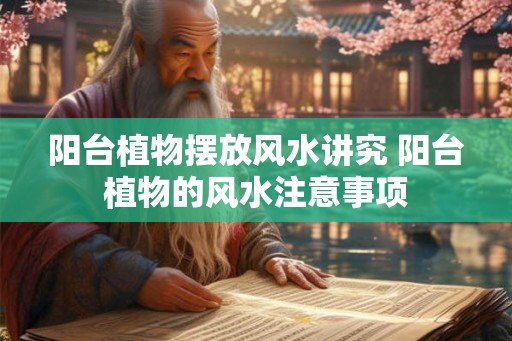阳台植物摆放风水讲究 阳台植物的风水注意事项