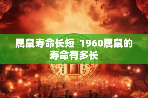 属鼠寿命长短  1960属鼠的寿命有多长