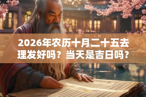 2026年农历十月二十五去理发好吗？当天是吉日吗？