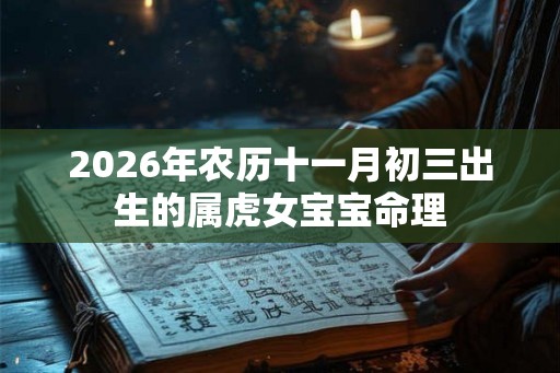 2026年农历十一月初三出生的属虎女宝宝命理