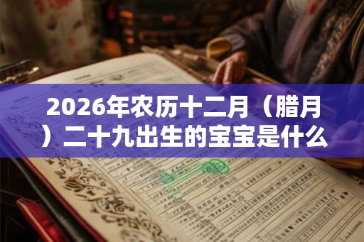 2026年农历十二月（腊月）二十九出生的宝宝是什么星座？