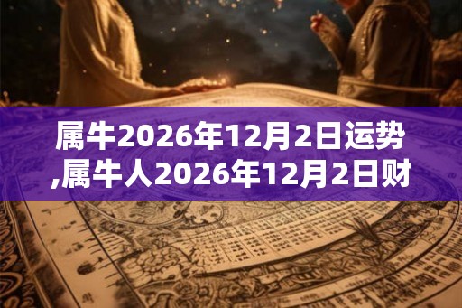 属牛2026年12月2日运势,属牛人2026年12月2日财运,生肖牛2026年12月2日运势