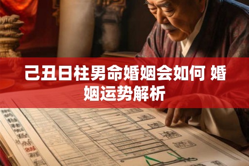 己丑日柱男命婚姻会如何 婚姻运势解析