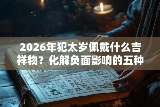 2026年犯太岁佩戴什么吉祥物?化解负面影响的五种选择 2026年犯太岁佩戴什么吉祥物?化解负面影响的五种选择