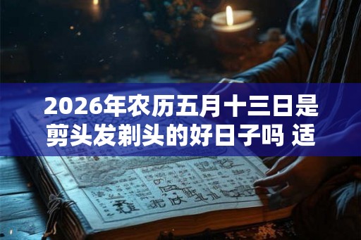 2026年农历五月十三日是剪头发剃头的好日子吗 适宜理发吗