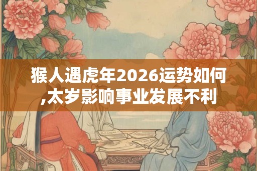 猴人遇虎年2026运势如何,太岁影响事业发展不利