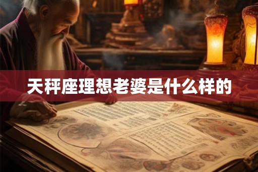 天秤座理想老婆是什么样的