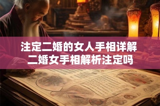 注定二婚的女人手相详解 二婚女手相解析注定吗