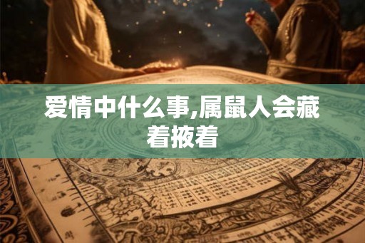 爱情中什么事,属鼠人会藏着掖着
