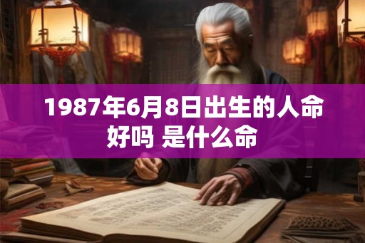 1987年6月8日出生的人命好吗 是什么命