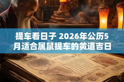 提车看日子 2026年公历5月适合属鼠提车的黄道吉日吉时 提车看日子 2026年公历5月适合属鼠提车的黄道吉日吉时