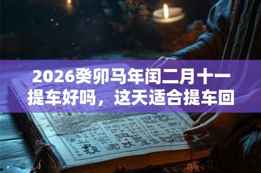 2026癸卯马年闰二月十一提车好吗，这天适合提车回家吗？